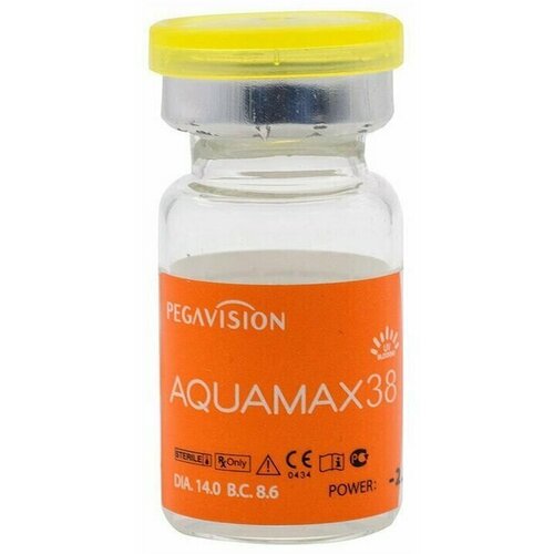 ���������� ���������� ����� Pegavision Aquamax 38, 1 ��., R 8,6, D -12, 1 ��.