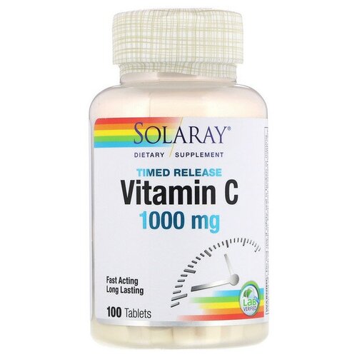 ���������� Solaray Vitamin C Timed Release 1000 �� 100 ��. 180 � ��� �����