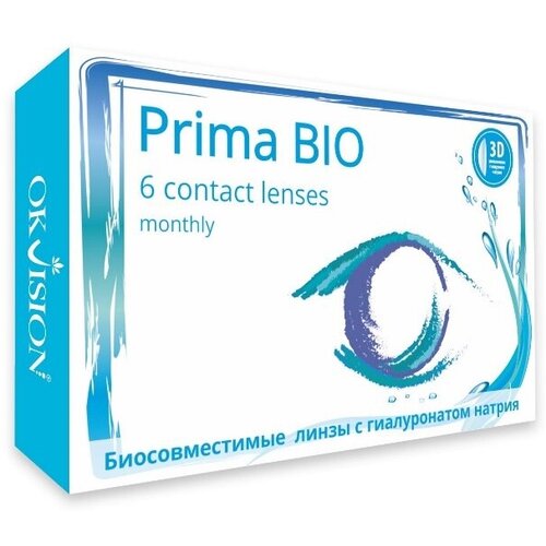 ���������� ���������� ����� �� ����� OKVision PRIMA BIO, 6 ��., R 8,8, D +4