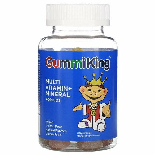 ���������� GummiKing Multi Vitamin + Mineral for Kids 60 ���. ������ (GummiKing)