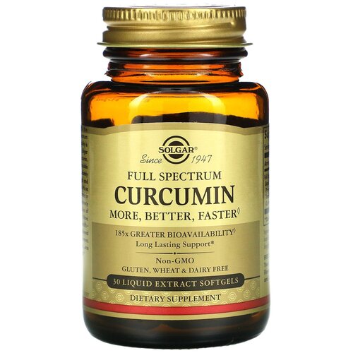 ���������� Solgar Full Spectrum Curcumin ����., 190 �, 30 ��.