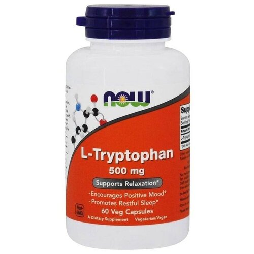 ���������� ������� NOW L-Tryptophan, 100 �, 150 ��, 500 ��, 60 ��.