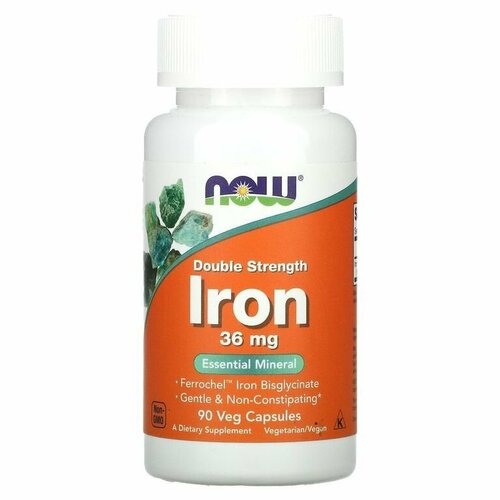 ���������� ������ ������������ 36 ��, Now Iron Ferrochel(R) 36 mg, 90 ������. ���