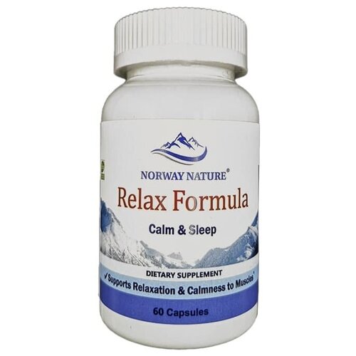 ���������� ������ �������������� Norway Nature, Relax Formula Calm & Sleep, 60 ������, 60 ������