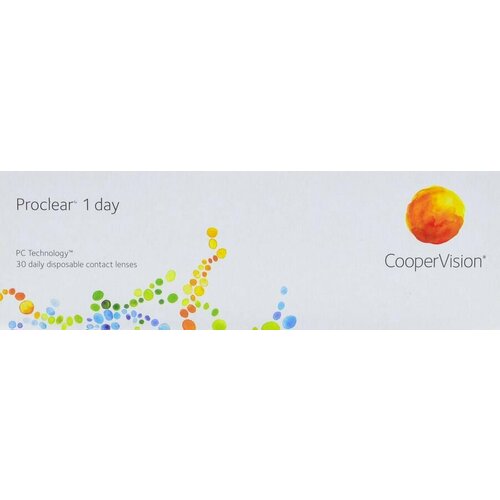 ���������� ����������� ���������� ����� CooperVision Proclear 1 Day, 30 ��., R 8,7, D +7, 1 ��.