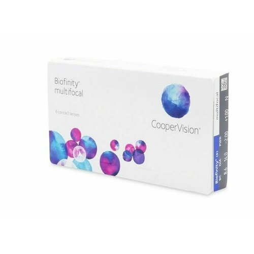 ���������� ���������� ����� �� ����� CooperVision Biofinity Multifocal, 3 ��., R 8,6, D -7, 1 ��.