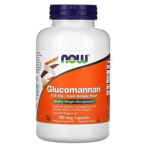 ���������� ������� NOW Glucomannan, 200 �, 180 ��.