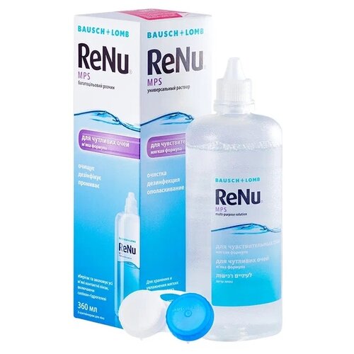 ���������� ������� BAUSCH+LOMB Renu MPS, � �����������, 360 ��, 1 ��.