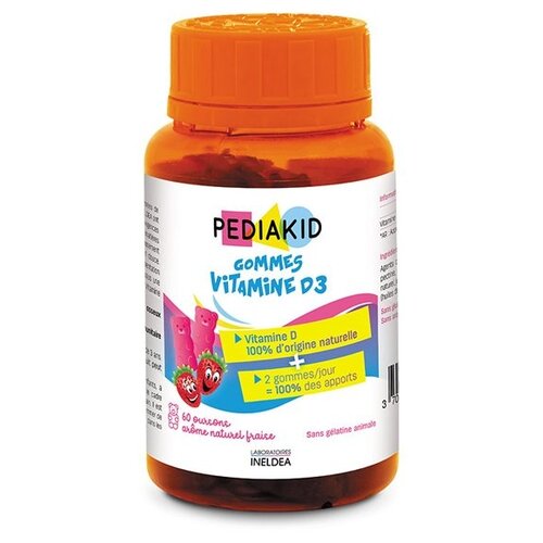 ���������� PEDIAKID Gommes Vitamine D3 ������. ���., 1 �, 60 ��., 1 ��., ��������