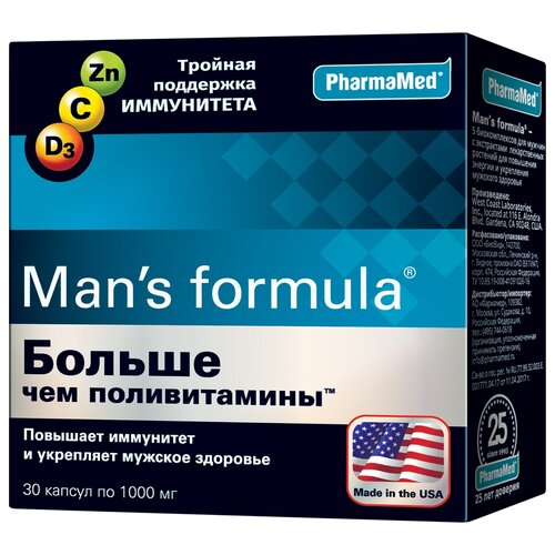 ���������� Man's formula ������ ��� ������������ ����., 30 ��, 150 �, 30 ��., 1 ��.