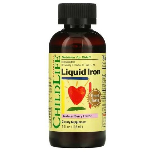 ���������� ������� ChildLife Essentials Liquid Iron, 118 �, 118 ��