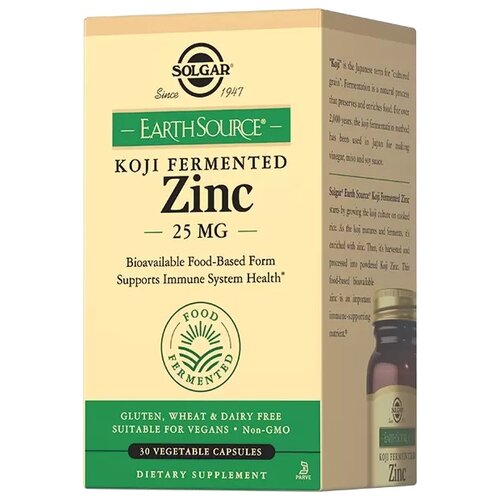 ���������� Solgar Zink koji fermented ����., 30 ��., ��������
