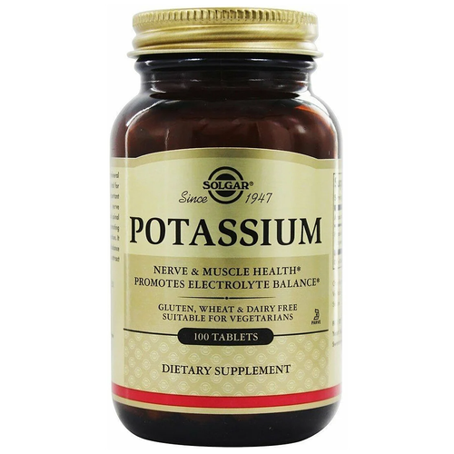 ���������� Solgar Potassium ���., 1070 ��, 200 �, 100 ��., 1 ��.