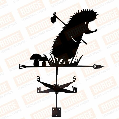 ���������� ������ BORGE ���� � ������, 700�500��, ������ ( RAL 9005)