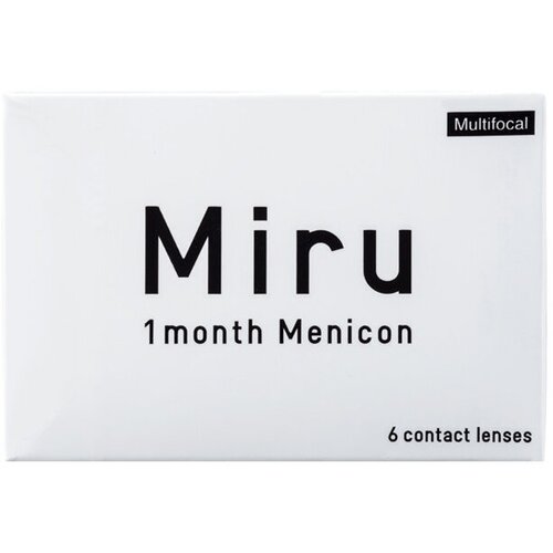 ���������� ���������� ����� �� ����� Menicon Miru 1month Multifocal, 6 ��., R 8,6, D +4, ADD: �������