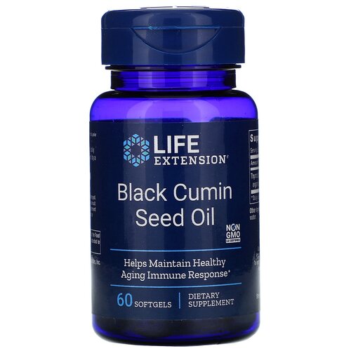 ���������� ������� Life Extension Black Cumin Seed Oil, 80 �, 60 ��.