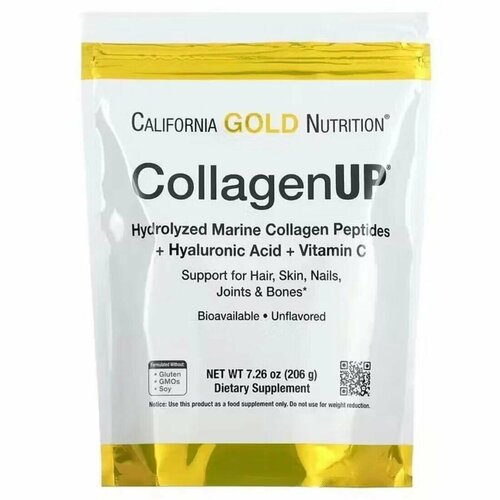 ���������� ���, California Gold Nutrition CollagenUP, ���������� ��������, 206 ��
