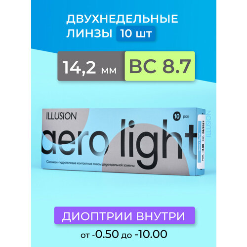 ���������� ���������� ����� ILLUSION Aero Light, 10 ��., R 8,7, D -3,25, 1 ��.