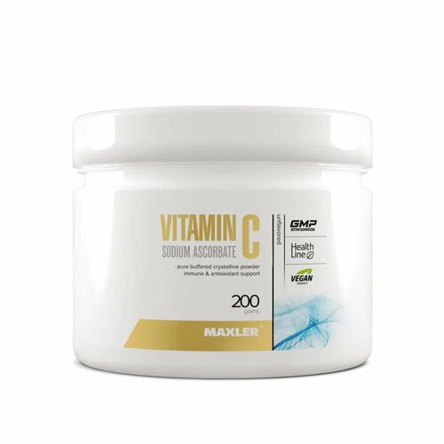 ���������� MAXLER Vitamin C sodium ascorbate ���., 200 �, 1 ��., 1 ��.