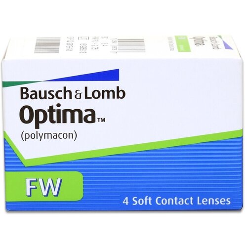 ���������� ���������� ����� BAUSCH+LOMB Optima FW, 4 ��., R 8,4, D -8, 1 ��.