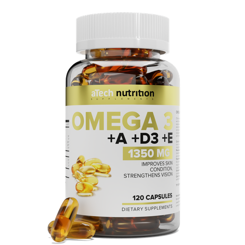 ���������� Omega 3 + A + D3 + E ����., 120 ��., 1 ��.