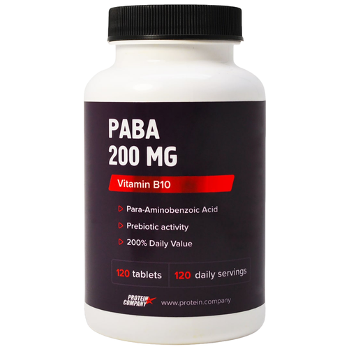 ���������� ������� PROTEIN.COMPANY PABA ������������������ �������, 90 �, 250 ��, 120 ��.