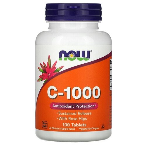 ���������� NOW C-1000 with Rose Hips 100 ��. 1 ��. ��� �����