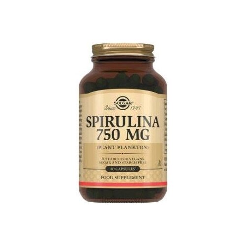 ���������� Solgar Spirulina ����., 750 ��, 0.924 �, 80 ��., 80 ��.