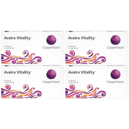 ���������� ���������� ����� CooperVision Avaira Vitality, 6 ��., R 8,4, D -1, 4 ��.