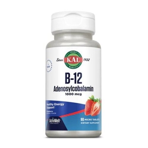 ���������� KAL B-12 Adenosylcobalamin ActivMelt 1000 mcg (�����������������) 1000 ��� �������� 90 ����� ��������