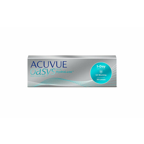 ���������� ����������� ���������� ����� ACUVUE OASYS 1-Day with HydraLuxe, 30 ��., R 8,5, D +4,75, 1 ��.