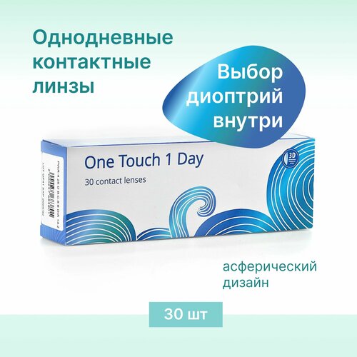 ���������� ����������� ���������� ����� OKVision One Touch 1 Day, 30 ��., R 8,6, D -3,5, 1 ��.
