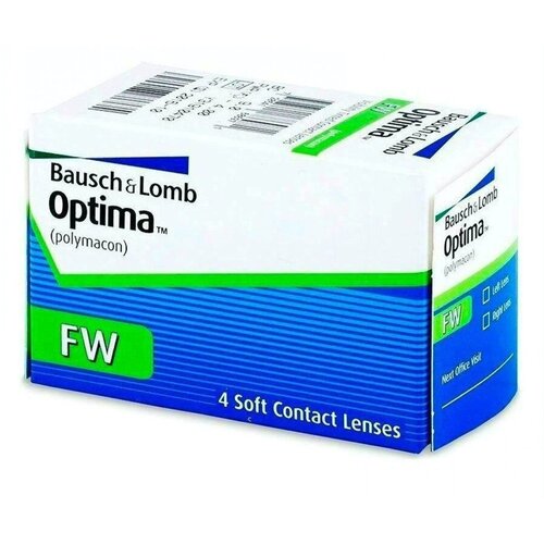 ���������� ���������� ����� BAUSCH+LOMB Optima FW, 4 ��., R 8,4, D -2,75, 1 ��.