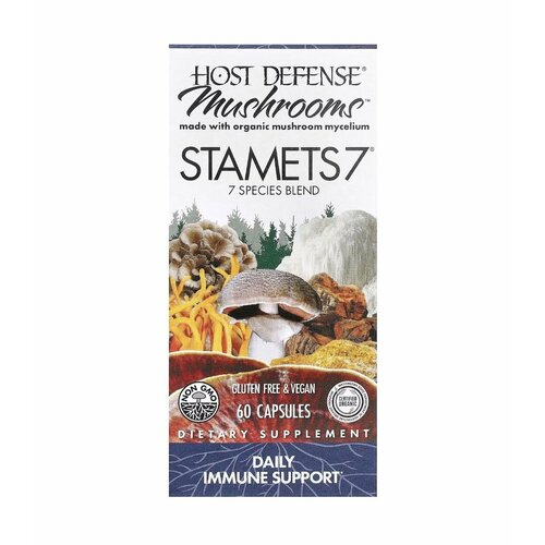 ���������� Host Defense Stamets 7 ����� 7 ������ ��� ������ � ��������� ����������������� 60 ������
