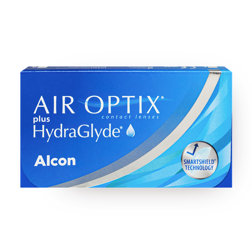 ���������� ���������� ����� �� ����� Alcon Air Optix Plus HydraGlyde, 6 ��., R 8,6, D -5,25, 1 ��.