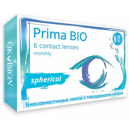 ���������� ���������� ����� �� ����� OKVision PRIMA BIO, 6 ��., R 8,8, D -8, 1 ��.
