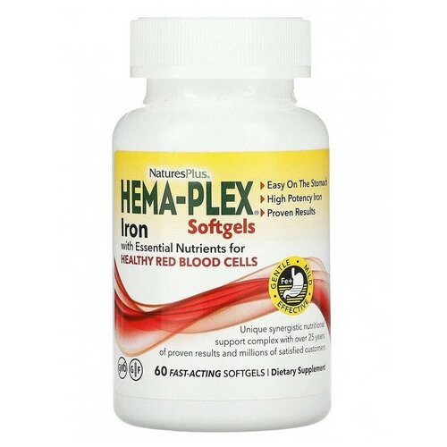 ���������� Nature's Plus, Hema-Plex, 60 ���� ����� 20 ������
