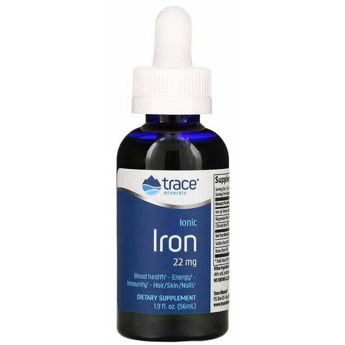 ���������� �������� ��� ����������� �������, ������ ������ ������, Trace Minerals Ionic Iron 22 ��, 56 ��.