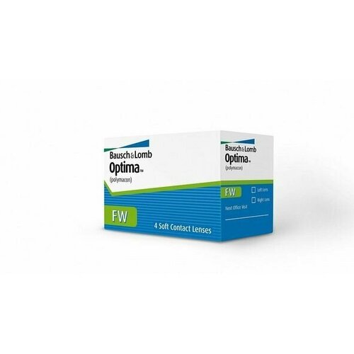 ���������� ���������� ����� BAUSCH+LOMB Optima FW, 4 ��., R 8,7, D -5,5, 1 ��.