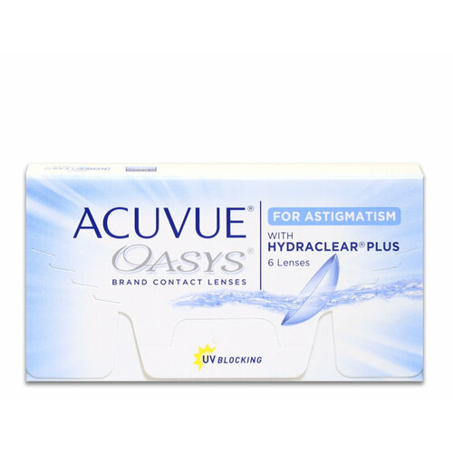 ���������� ���������� ����� ACUVUE OASYS For Astigmatism with Hydraclear Plus., 6 ��., R 8,6, D +4,75,�CYL:�-2,25,�A�:�50