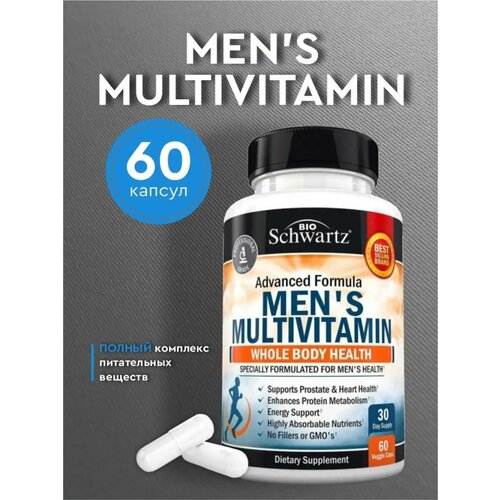 ���������� BioSchwartz Advanced Formula Men`s Multivitamin (�������������� ��� ������) 60 ������ (BioSchwartz)