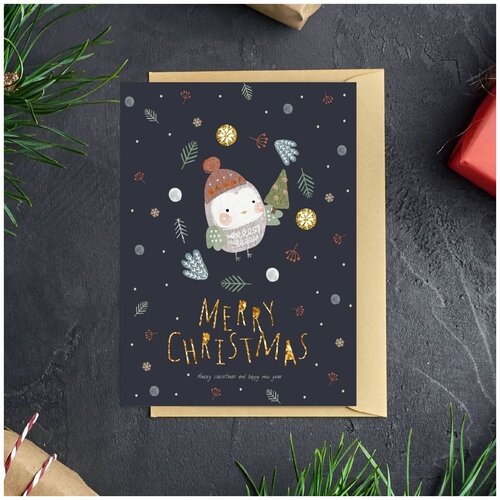 ���������� ������������ �������� Meswero / MERRY CHRISTMAS OWL / � ���������� ��������� / 10�15