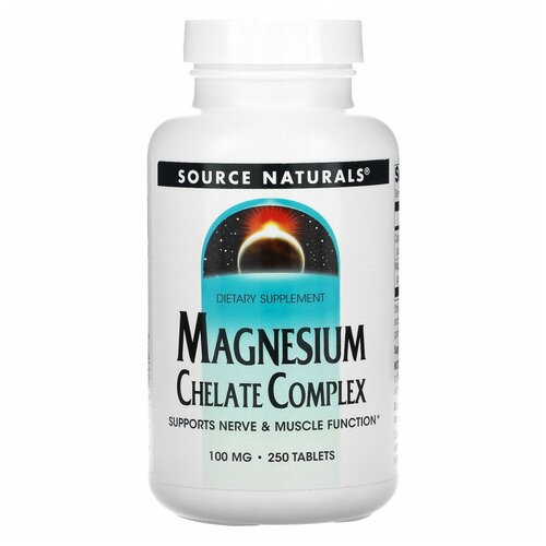 ���������� Source Naturals Magnesium Chelate (������ �����) 100 �� 250 ��������