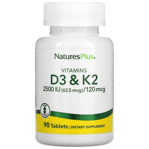 ���������� NaturesPlus, �������� D3 � K2, 90 ��������
