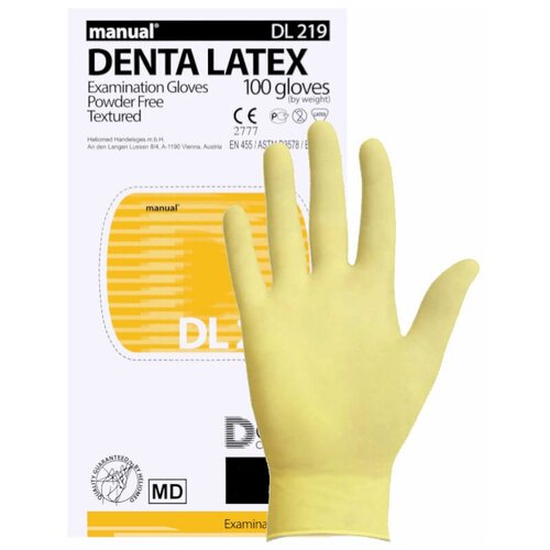 ���������� �������� ��������� Manual DL 219 Denta Latex, ������: XL, 50 ��� (100 ��), ����: �����������