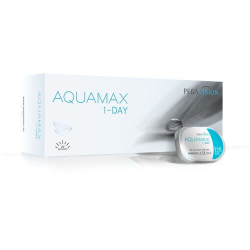 ���������� ����������� ���������� ����� Pegavision Aquamax 1-Day, 30 ��., R 8,6, D -9,5, 1 ��.
